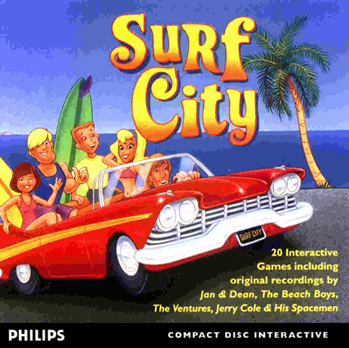 Surf City box art for CD-i